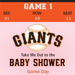 Baby Shower Ticket