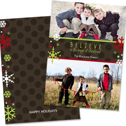 Believe Holiday Card